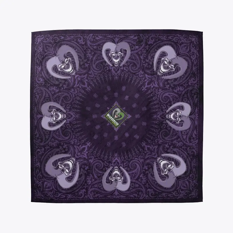 Purple MadHouse Bandana