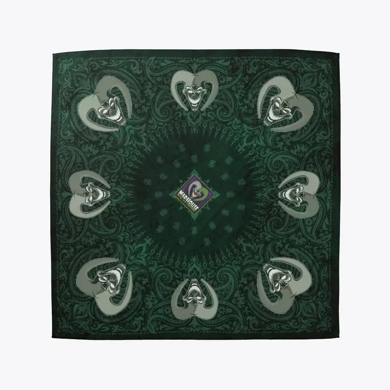 Green MadHouse Bandana